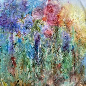 Stor målning – In my garden