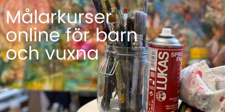 målarkurser för barn och vuxna online