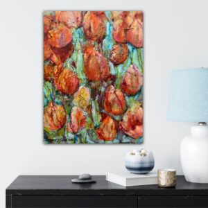 Köp tavla – Orange and Red