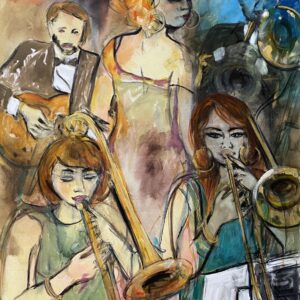 Konsttryck  – Coffe Table Jazzclub