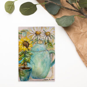 Konstkort och Vykortskonst – Tea time 10 x 15 cm