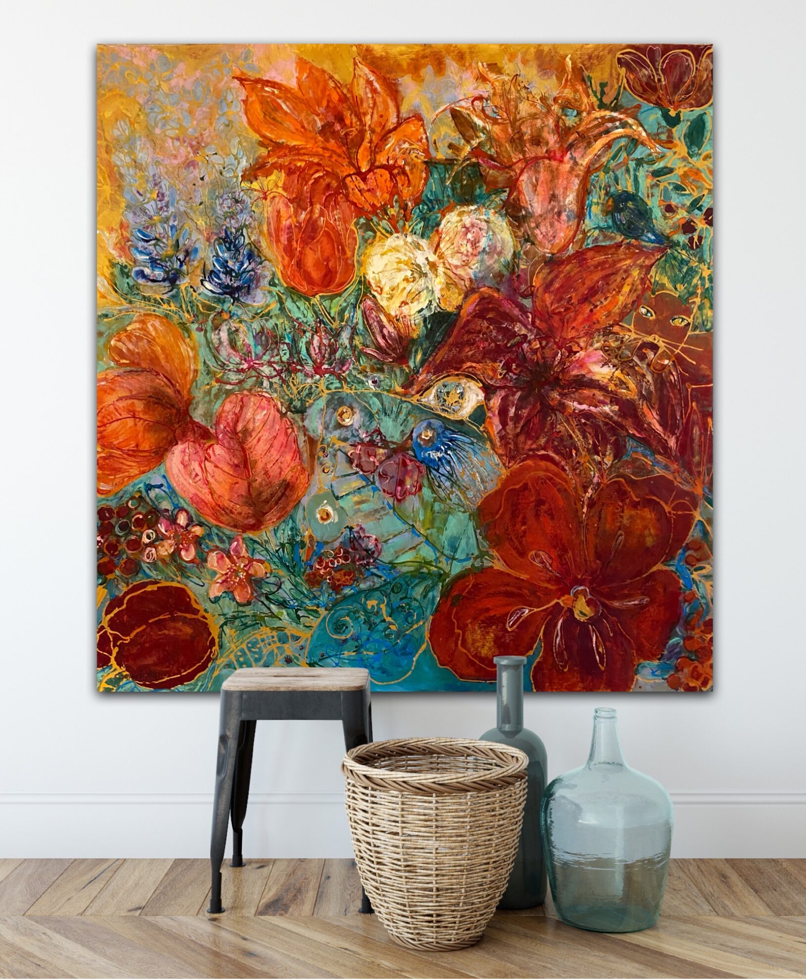 You are currently viewing Afrikansk batik – Att måla på tyg