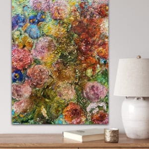 Tavla med blommotiv – Sensommar